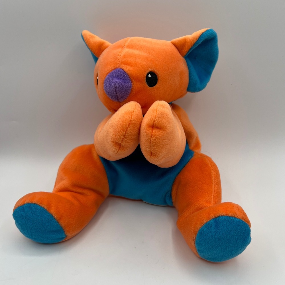 Ty Beanie Buddy Kolala the Koala Orange Blue Vintage 1999 Plush Toy 12 inch